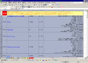 AjVԑgXg}CXgoExcel_摜1